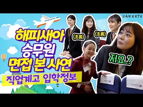 해피새아 승무원 면접 본 사연?