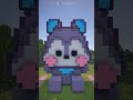 BT21 minecraft #minecrafttutorial #minecraftsurvival #minecraftbuild #minecraftjava #minecraftideas