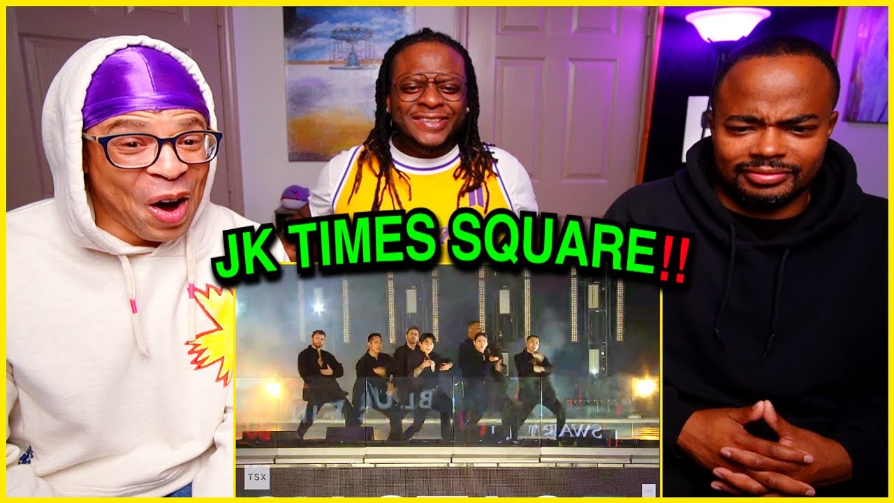 Jung Kook Times Square Live (REACTION!!)