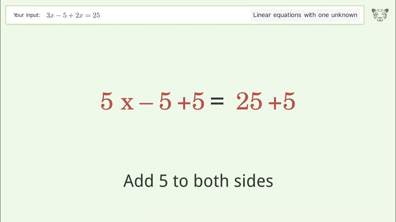 linear-equation-with-one-unknown-solve-3x-5-2x-25-step-by-step