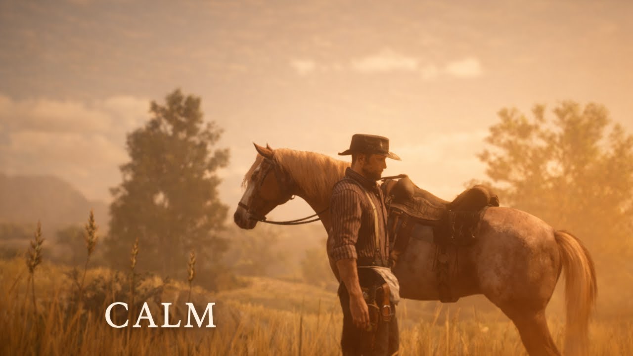 Relaxing Horse Riding Through the Mountains | RDR2 Ambient Music