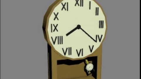 Clock in a Clock - 3DS Max Animation