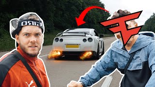 Letting a FaZe member drive my GTR!