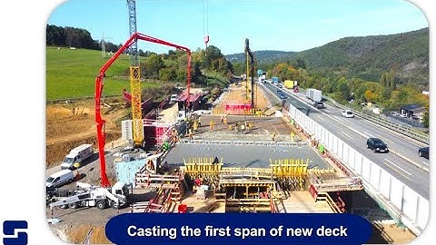 Span by span construction of the new TB Heubach bridge using movable scaffolding system - MSS