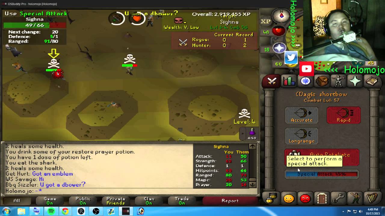 Rune crossbow combo kiil