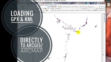 loading gpx and kml directly to Arcgis