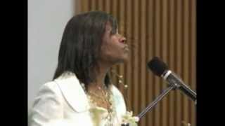 Debbie Winans Lowe at David "Pop" Winans Homegoing