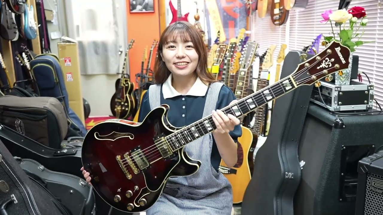 Ibanez AM-153 DBS 2015年製 チャリティー企画！ - YouTube
