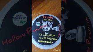 Latão Slug Premium cal.5.52 .217.5 pado 25 grains, 300 unidades.