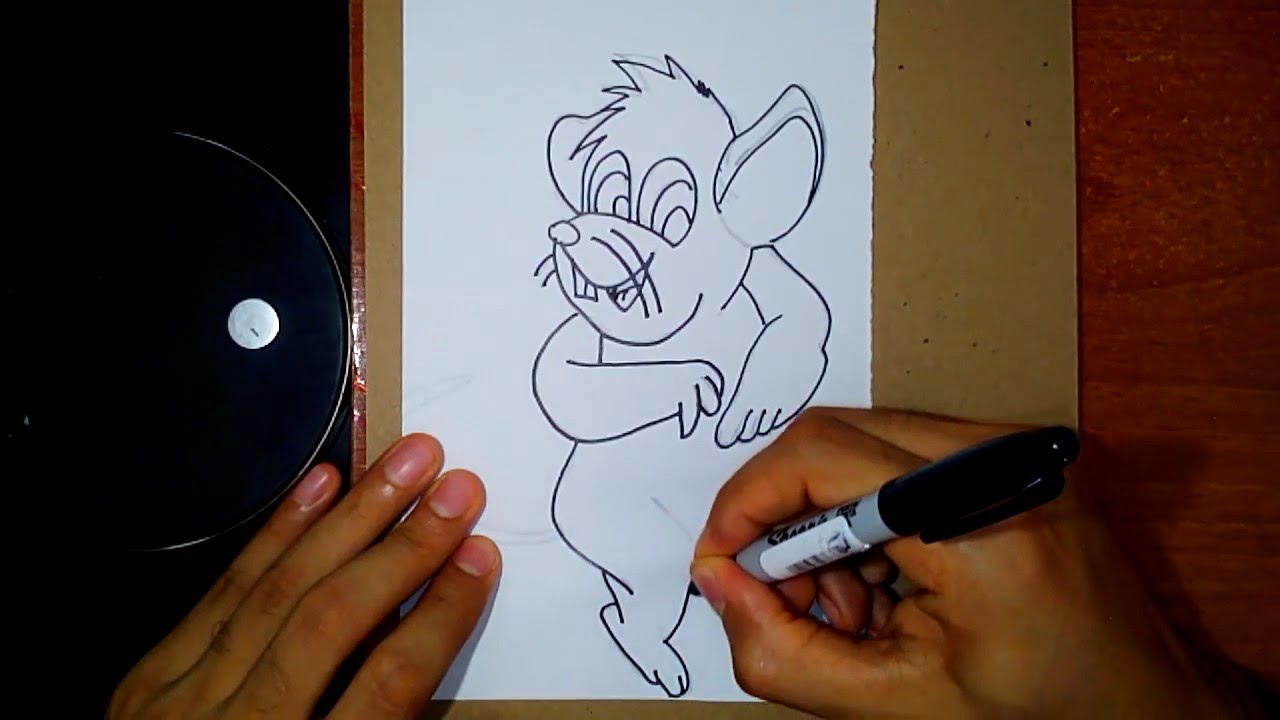 Draw Raton Es How to Draw a Mouse - Como Dibujar un Ratón 12 - YouTube
