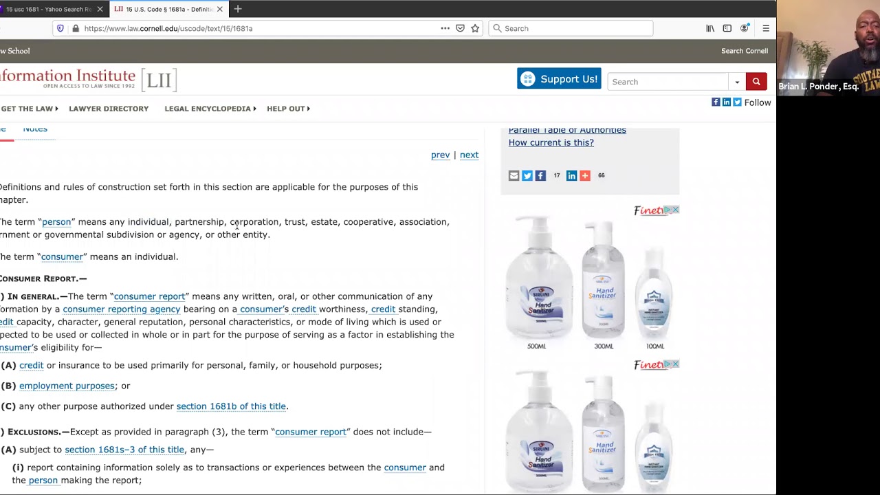 My top 10 FCRA sections