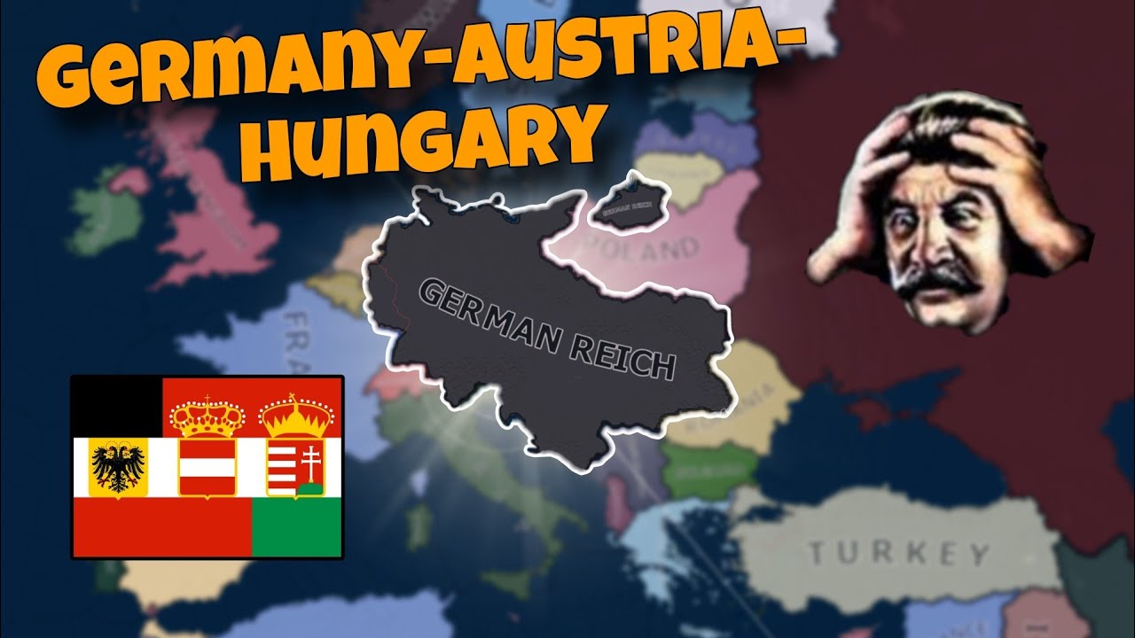What if Germany and Austria-Hungary united? | Hoi4 Timelapse - YouTube