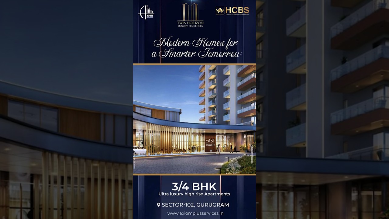 Live the High Life | HCBS Twin Horizon Luxury Apartments on Dwarka Expressway