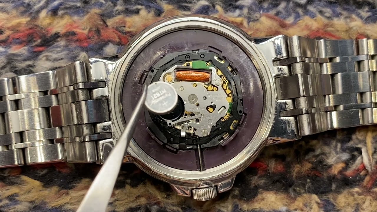 Let's Repair My Citizen Eco Drive GN4WS, How To Replace The Battery -  YouTube