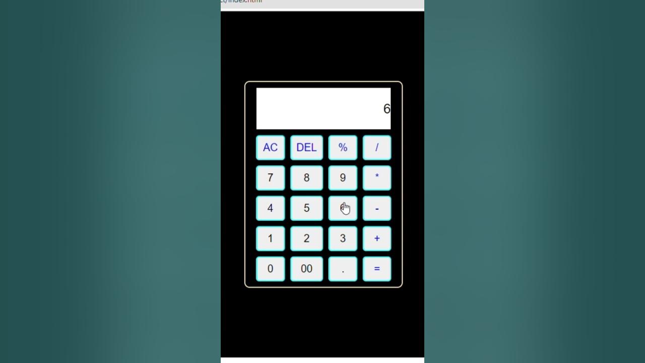 Calculator Using HTML CSS JAVASCRIPT।।How to make Calculator using ...