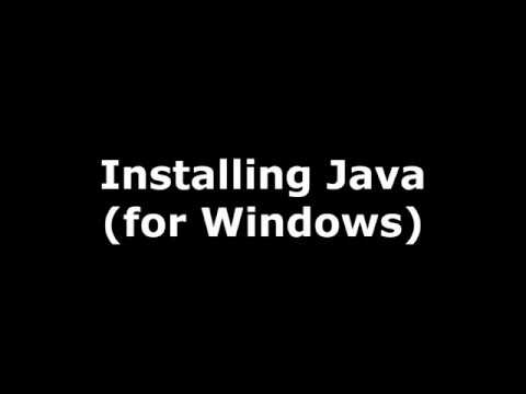 Scorekeeper - Step 1 Installing Java Windows