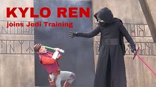 Kylo Ren joins Jedi Training show at Disney’s Hollywood Studios Star Wars Escort To Kylo Ren 4 16 First Order Hollywood Studios Must Watch Ending