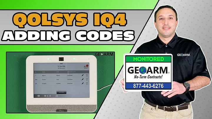 Comment programmer, mettre à jour et supprimer les codes sur le panneau Qolsys IQ4
