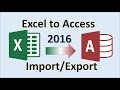 How to Import Excel Data into Access 2016 - Importing Spreadsheet File From Database in Microsoft MS How to Import Excel Data into Access 2016 - Importing Spreadsheet File From Database in Microsoft MS