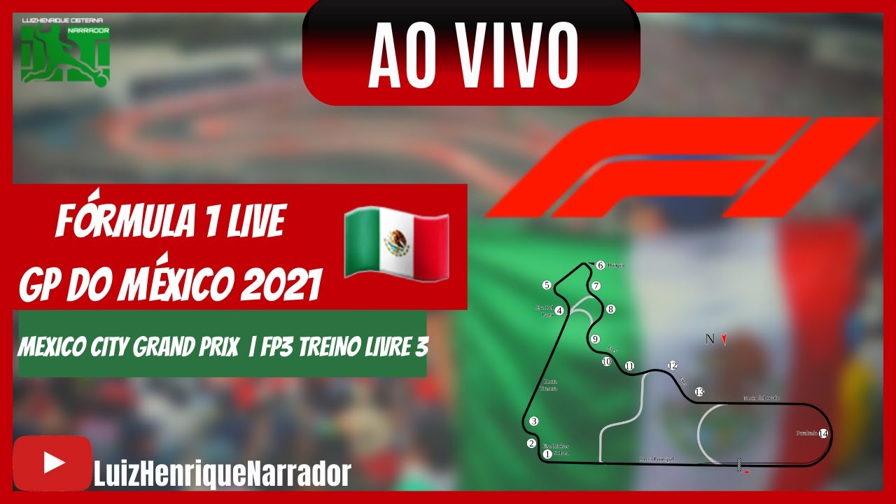 FÓRMULA 1 – Resultado Treino Livre 1 – GP do México – 2021 - Tomada de Tempo