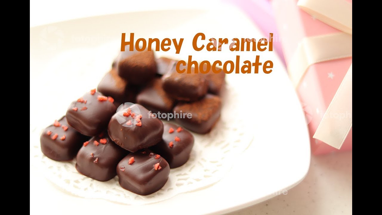 とろける食感！”ハニーキャラメル生チョコ”の作り方：Honey