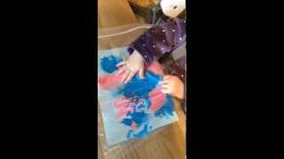 Maman Nougatine La peinture propre [activité bébé] - Maman Nougatine