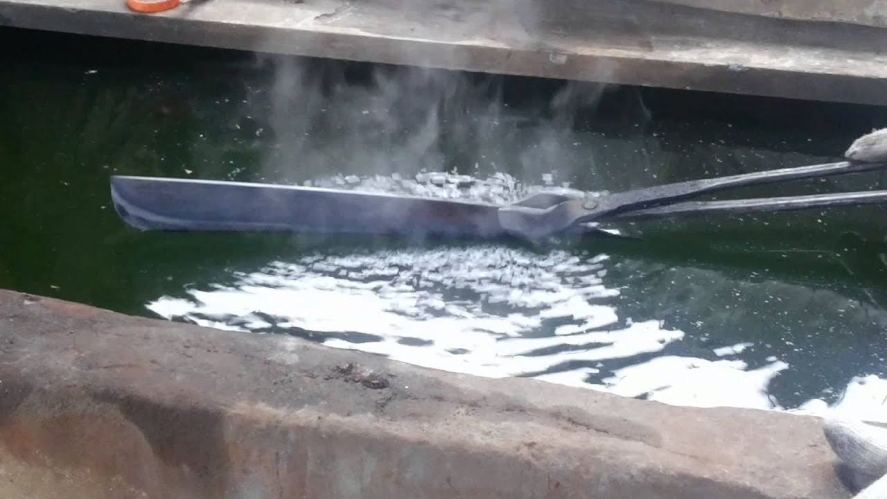 Quenching and Tempering Blade Part 3 - Tuan Haji Md Yusof Sadali