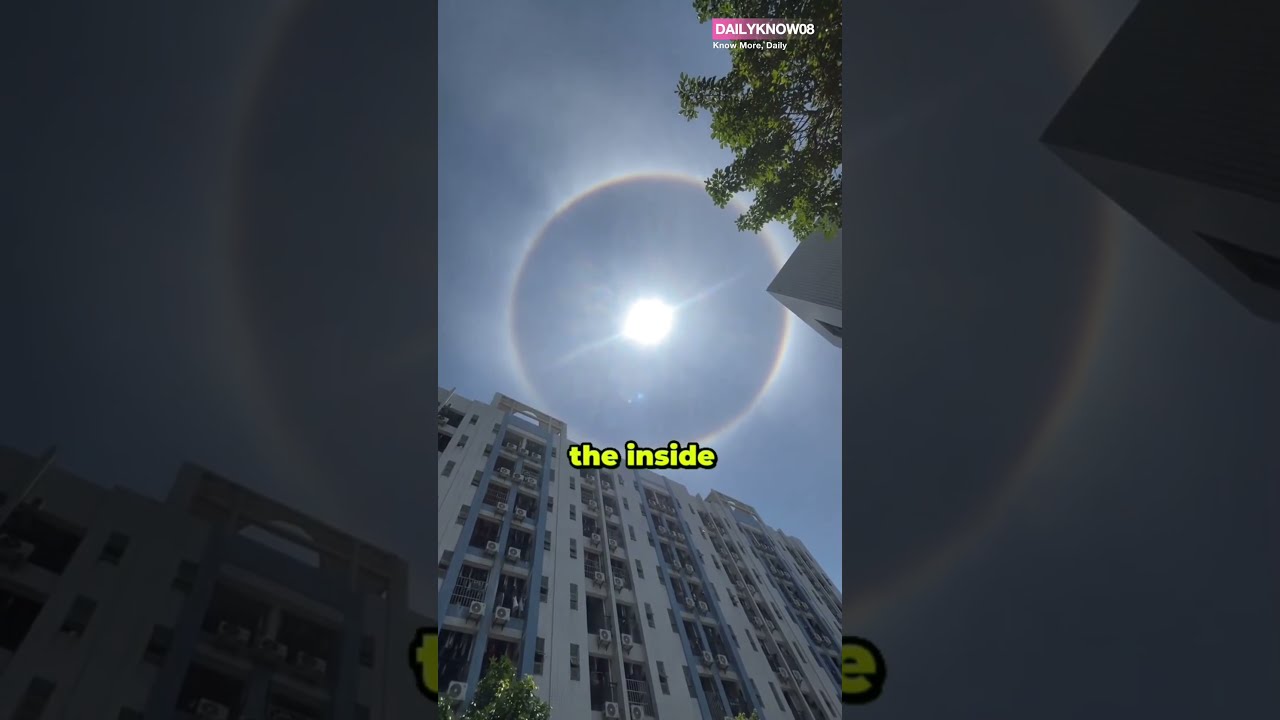 Solar Halo The Science Behind Sun S Rainbow Ring