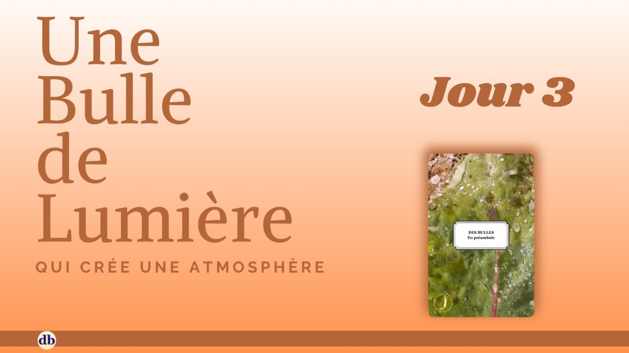 Jour 3 - 11 JOURS AU FIL DES MOTS POUR VOIR PLUS BEAU 