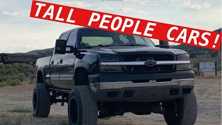 12 COOL Cars For Tall People Under $5k!!