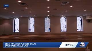 Oklahoma couple sues to overturn law restricting casket sales