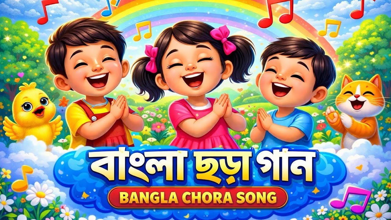 বাংলা ছড়া গান | শিশুদের মজার ছড়া | Bangla Chora Song for Kids