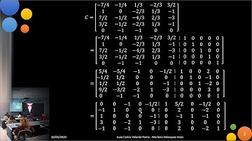 Hallar la inversa de una matriz 5x5 por el método de Gauss-Jordan