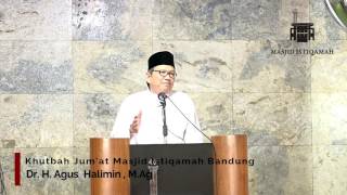 Khotib Jum'at Dr. H. Agus Halimi, M.Ag