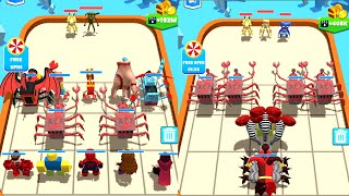 Merge Master: Monster Train - Rainbow Friends Vs Choo choo charli, Merge Battle, New Game screenshot 4