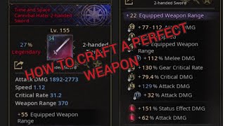 How to craft a perfect weapon. Undecember guide