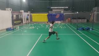 improve your reaction #badminton #bwf #trending #badmintontraining #viral #badmintontrickshot #smash