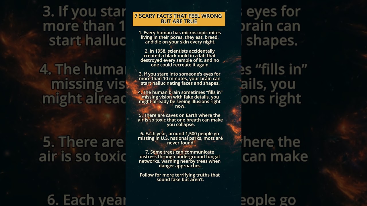 7 Scary Facts That Prove The World Isn’t Normal