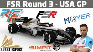 rFactor 2 - Formula SimRacing FSR World Championship Race 3 - USA Grand Prix at Indianapolis