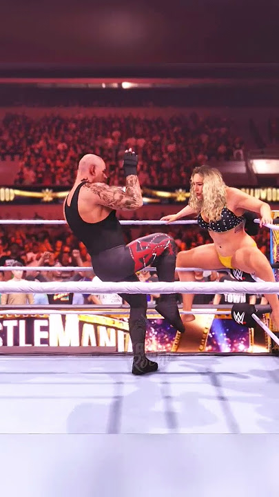 Undertaker vs Nina Kayy Part 1 #wwe #wwe2k24 #wwesmackdown #undertaker #nina #wweraw #romanreigns
