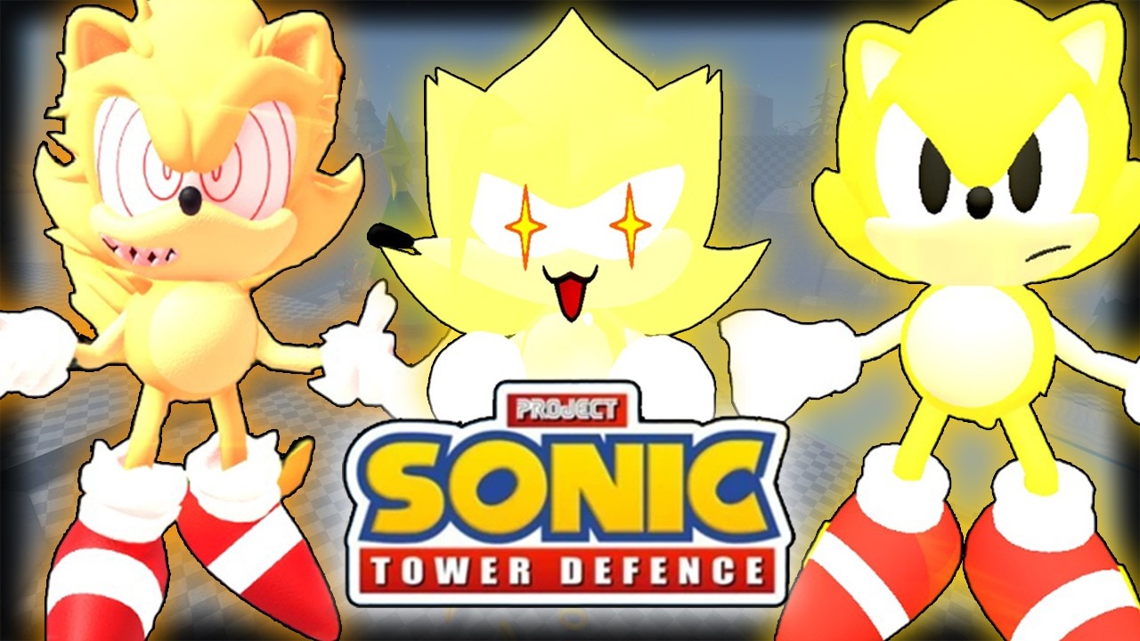 Supah Sonk / Classic Super Sonic / Fleetway Super Sonic [How To Get + Showcase] [Project: Sonic TD]