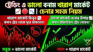 ট্রেডিং এ ভালো মার্কেট ও খারাপ মার্কেট চেনার সহজ উপায়! 📈📉 | Trading Strategy