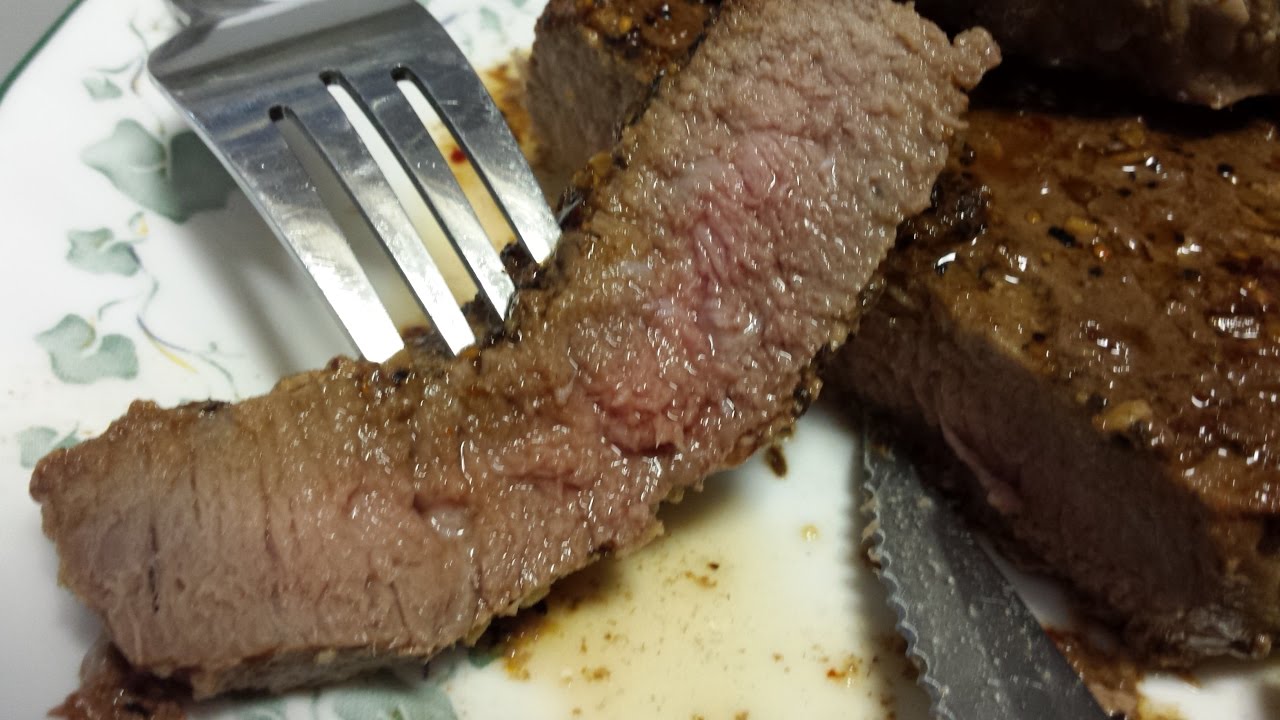 RV Cooking Pan Fried Steak Quick Packaged Cheat Meals London