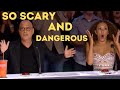 Sergey And Sasha AGT Audition This Father And Daughter Acrobatic Stunt Makes Everyone Amazed! WOW!