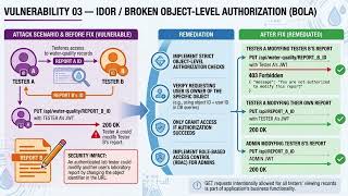 security vulnerabilities  identified and fixed in the Water Quality Monitoring API.