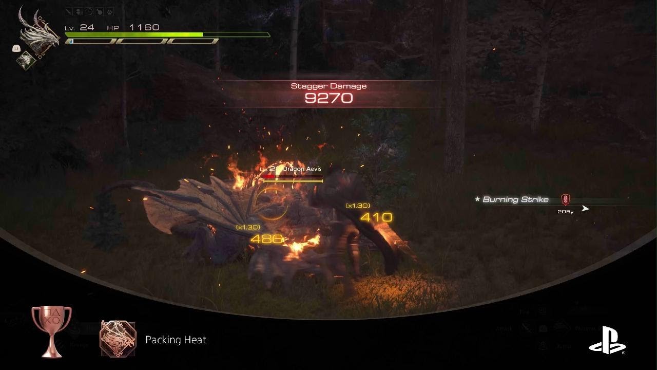 Packing Heat Trophy- Final Fantasy 16 (PS5)