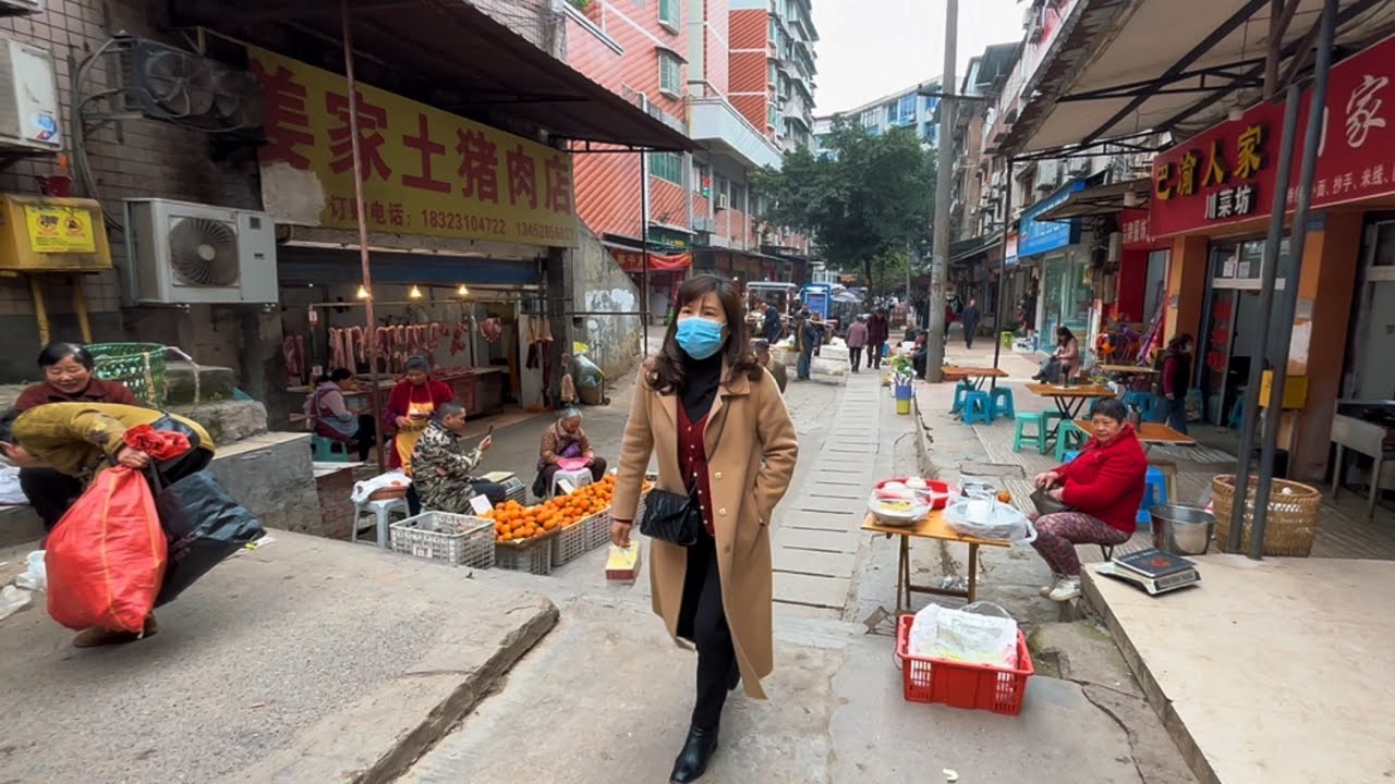 Chongqing, China Changshengqiao Town,Walking record