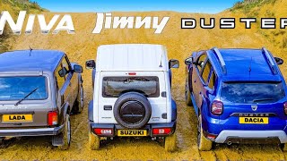 видео: БРИТАНЕЦ ИСПЫТАЛ РУССКУЮ ЛАДУ НИВУ НА БЕЗДОРОЖЬЕ ПРОТИВ РЕНО ДАСТЕР И СУЗУКИ ДЖИМНИ картинка: БРИТАНЕЦ ИСПЫТАЛ РУССКУЮ ЛАДУ НИВУ НА БЕЗДОРОЖЬЕ ПРОТИВ РЕНО ДАСТЕР И СУЗУКИ ДЖИМНИ