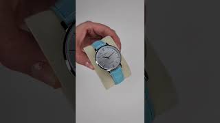 Reloj Casio Clásico Mujer Cuero Celeste LTP-VT01L-7B3 #relojero #chile #relojeria #santiago