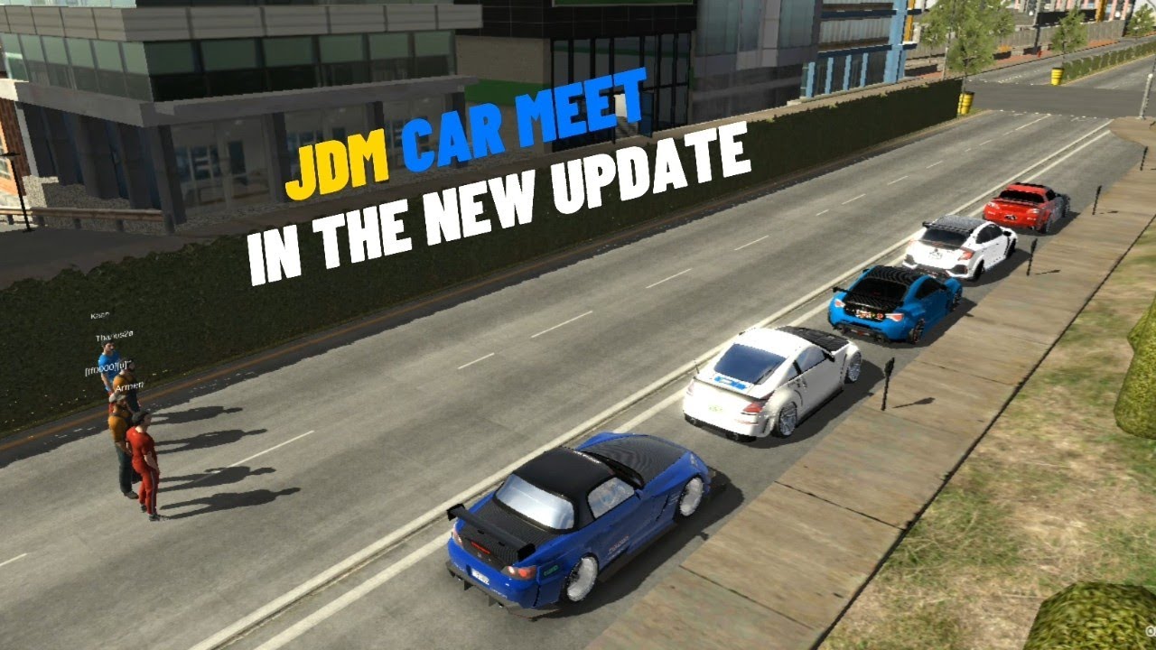 CAR PARKING MULTIPLAYER : JDM CAR MEET IN THE NEW UPDATE : #carparkingmultiplayer